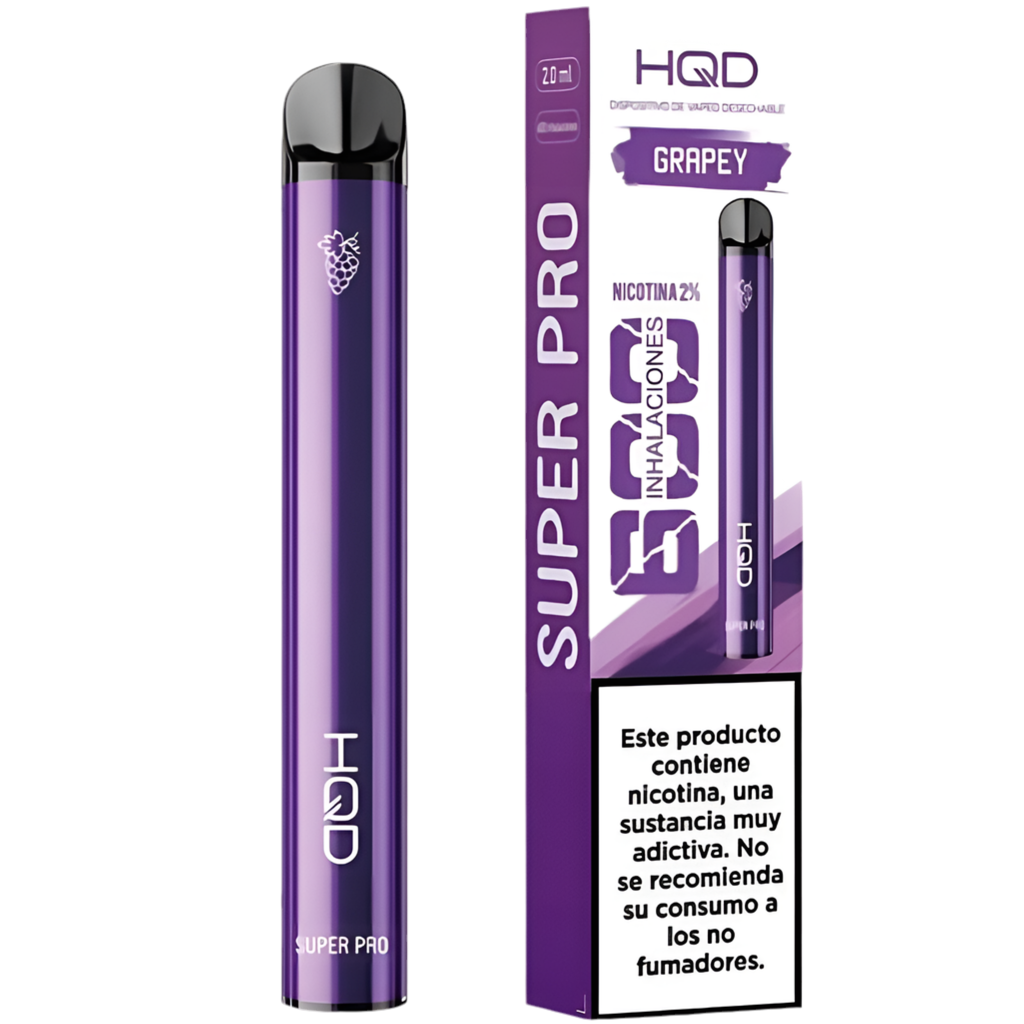 HQD Super 600 Puffs - Grapey