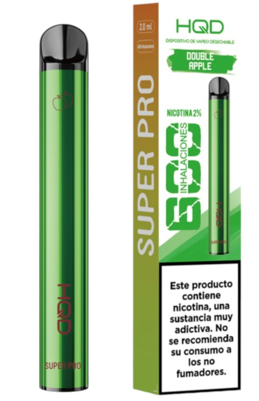 HQD Super 600 Puffs - Double Apple