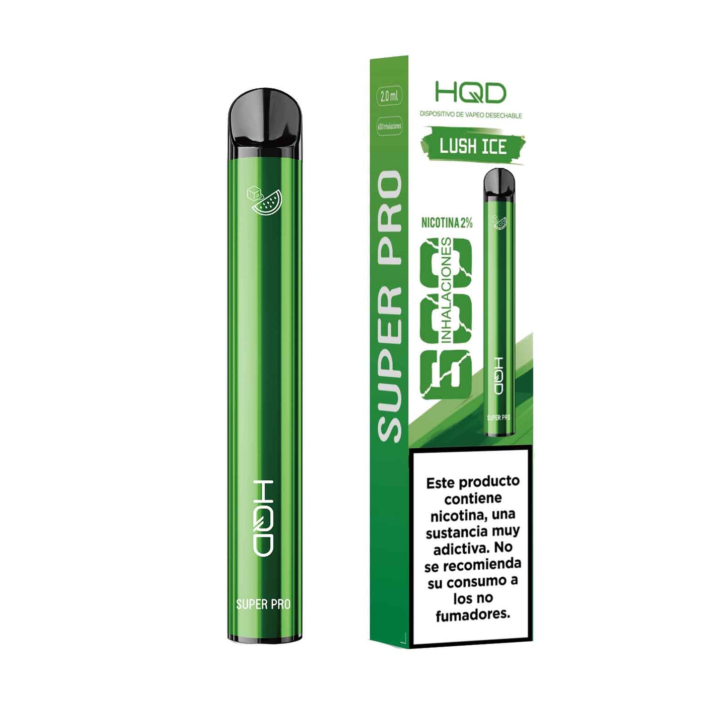 HQD Super 600 Puffs – Glace luxuriante