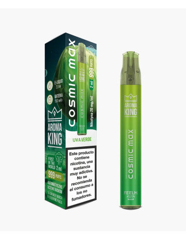 Pod Desechable AK Cosmic Max Green Grape by Aroma King - 20mg Nicotina | 999 Caladas