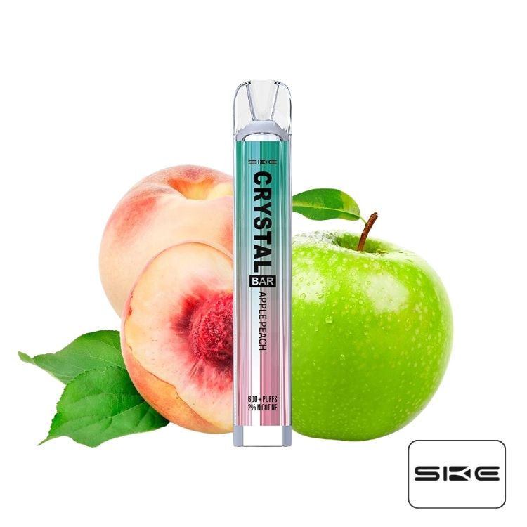 Pod Desechable Crystal Bar Apple Peach 20mg SKE