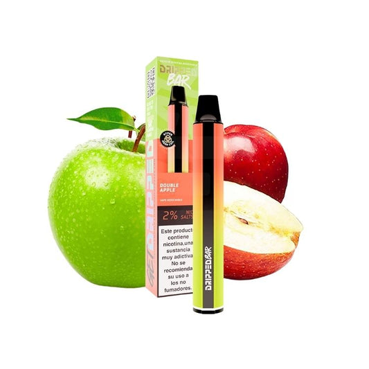 Barre goutte à goutte jetable Double Apple 20 mg