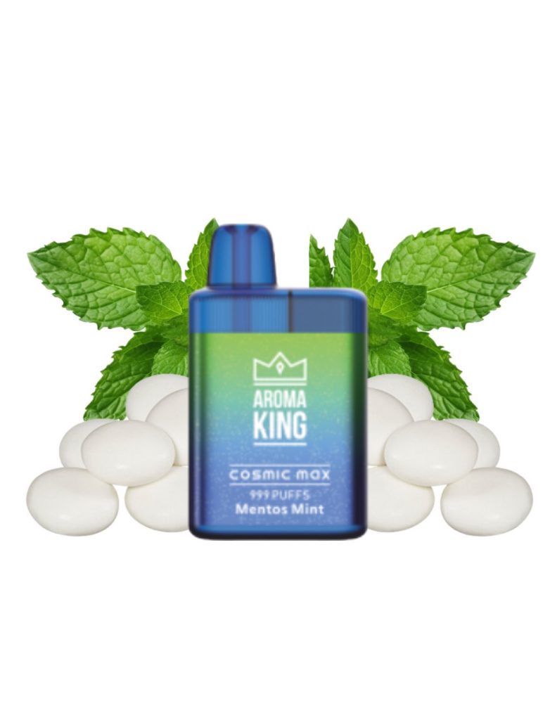 Pod Desechable AK Cosmic Max Box Mentos Mint by Aroma King 20mg - Sabor a menta fresca y 999 caladas