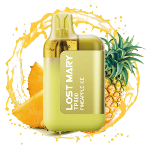 Lost Mary TP800 Pineapple Ice – Vape desechable sabor piña tropical con un toque de hielo refrescante"