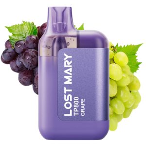 Lost Mary TP800 Grape – Vape desechable sabor uva dulce y refrescante